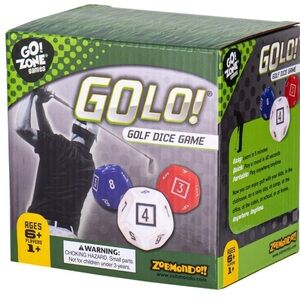 GoLo Golf Dice Game by Zobmondo new